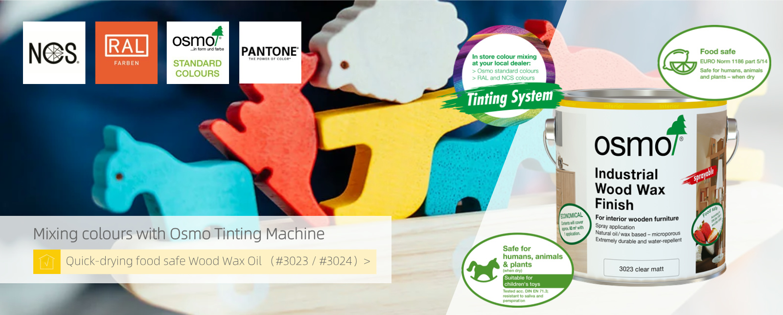 Osmo tinting system-食品級安全木蠟油-調色-室內設計